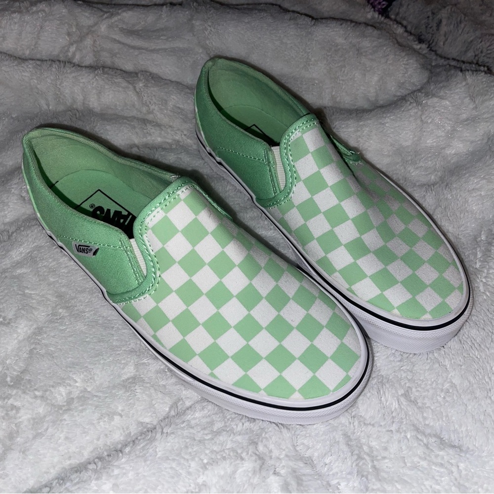Lime green vans